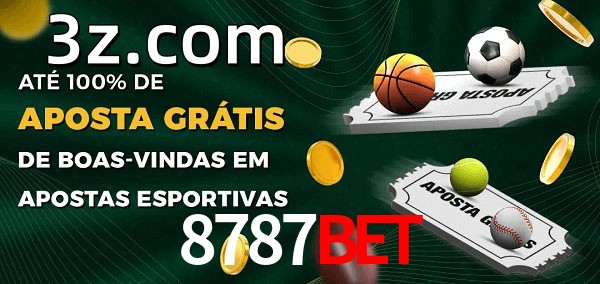 8787BETbet Ate 100% de Aposta Gratis